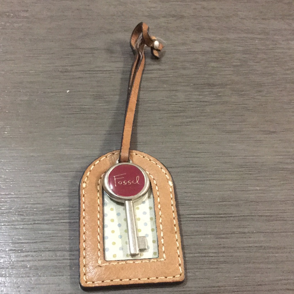 Fossil Hand Tag Key  Luggage Tag